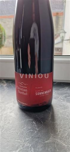 Alsacia Domaine Christian Barthel Clos de Sonnenbach Pinot Noir Sin añada