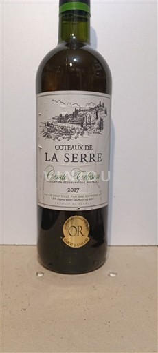 Sudoeste Comté tolosano Coteaux de la Serre Comté Tolosan 2017