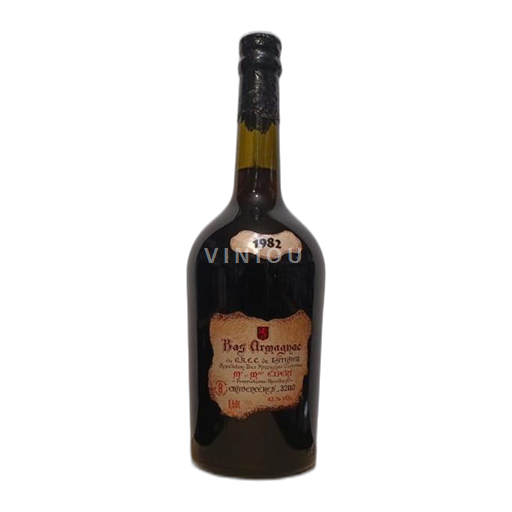 Armagnac VS Bas Armagnac GHEC de Latrahou 43a - 1982 Francie Jihozápad Bas-Armagnac