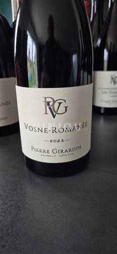 Vinos Rouge sec Pierre Girardin 2023 Francia Borgoña Vosne-romanée AOC