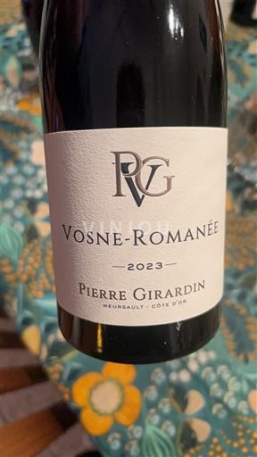Bourgogne Vosne-romanée Pierre Girardin 2023