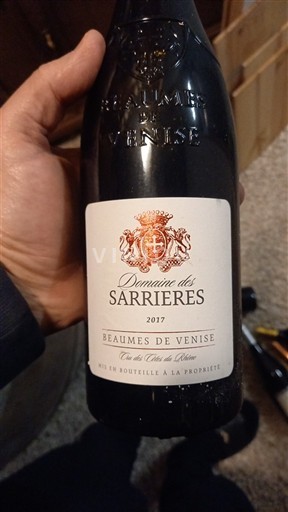 Rhônetal Beaumes de Venise Domaine S Sarrières 2017