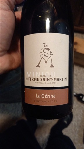 Rona dolina Ventoux Domaine La Ferme Saint-Martin La Gérine 2019
