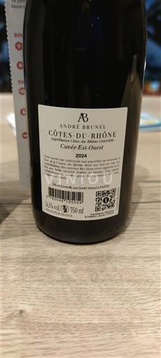 Vale do Ródano Côtes-do-Ródano André Brunel Est-Ouest 2024