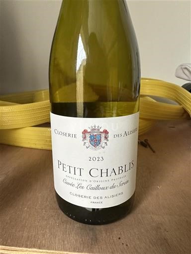 Burgundija Petit-chablis Closerie des Alisiers Les Cailloux du Serein 2023