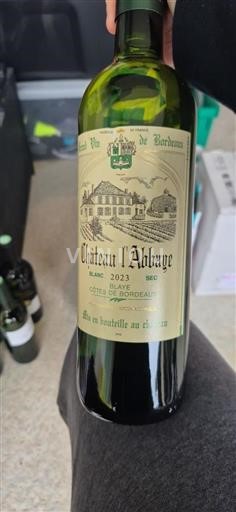 Bordeaux Côtes de Bordeaux Château L'Abbaye 2023
