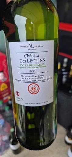 Bordeaux Entre-Deux-Mers Château S Léotins 2024