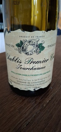Burgundsko Chablis Premier Cru Domaine Chantemerle Fourchaume 2023