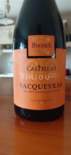 Rona dolina Vacqueyras Rhônea Castellas 2022