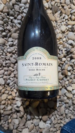 Bourgondië Saint-Romain Piguet-Chouet Sous Roche 2008