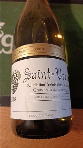 Burgundia Saint-Véran Augustin Florent 2018