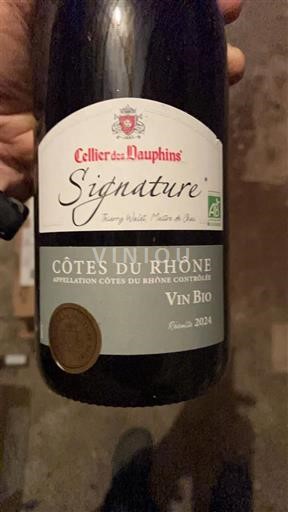 Valle del Ródano Côtes del Ródano Cellier des Dauphins Signature 2021