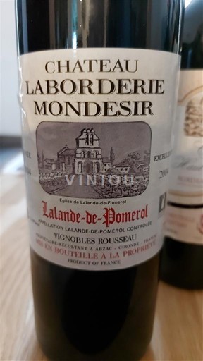 Burdeos Lalande-de-Pomerol Château Laborderie Mondésir 2020