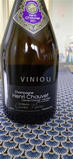 Champanhe Premier Cru Henri Chauvet Noire 2021
