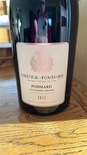 Borgogna Pommard Château Pommard Clos Marey-Monge - Nicolas-Joseph 2017