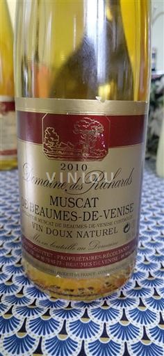 Rhône-dalen Muscat de Beaumes de Venise Domaine S Richards 2010