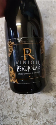 Beaujolais Domaine Riviere Icke årgångsbetecknad