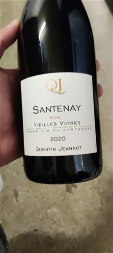 Burgundija Santenay Quentin Jeannot Vieilles Vignes 2020