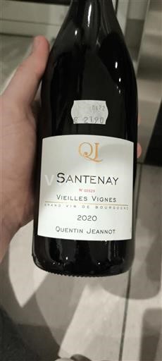 Bourgogne Santenay Quentin Jeannot Vieilles Vignes 2020