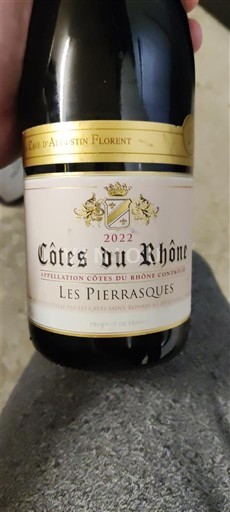 Rhônen laakso Côtes-du-rhône Maison Augustin Florent Les Pierrasques 2022