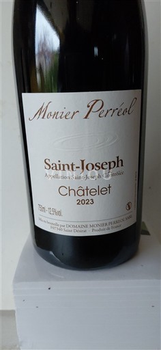 Vale do Ródano Saint-Joseph Domaine Monier Perréol Châtelet 2023