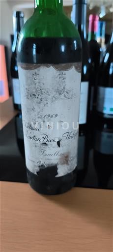 Bordeaux Pauillac Grand Cru Château Mouton Baron Philippe 1969