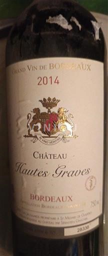 Bordeaux Château Hautes Graves 2014