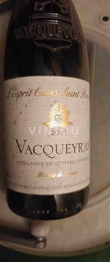 Rhônevallei Vacqueyras Caves Saint Romain L'Esprit 2017