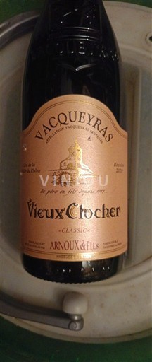 Rhônevallei Vacqueyras Arnoux & Fils Vieux Clocher Classic 2020