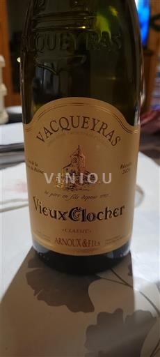 Rhônedalen Vacqueyras Arnoux & Fils Vieux Clocher Classic 2020