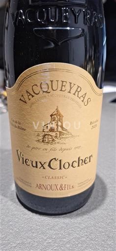 Rhônen laakso Vacqueyras Arnoux & Fils Vieux Clocher Classic 2020