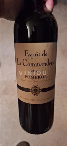 Burdeos Pomerol La Commanderie Esprit de La Commanderie 2021