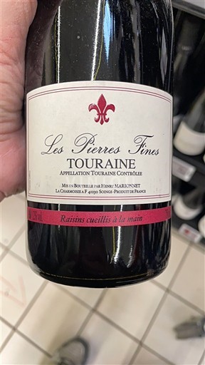 Vale do Loire Touraine Henry Marionnet Les Pierres Fines Não Sazonado