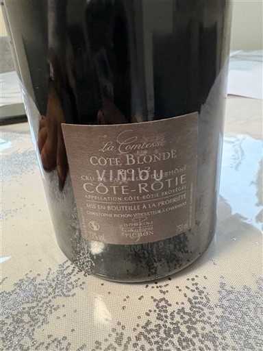 Rhônevallei Côte-rôtie Domaine Pichon La Cœness Cote Blonde 2012