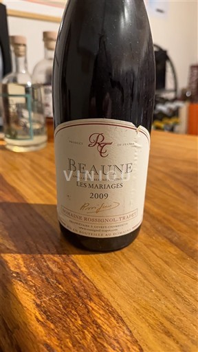 Burgundsko Beaune Domaine Rossignol-Trapet Les Mariages 2009