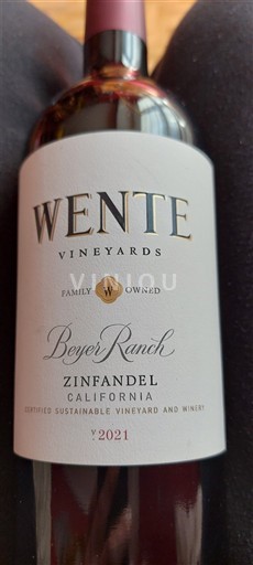 Vùng trồng nho được cấp phép California Không được chỉ định Wente Vineyards Beyer Ranch 2021