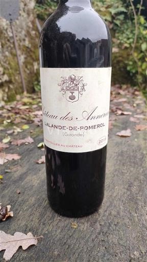 Viinit Rouge sec Château S Amoureuses 2019 Ranska Bordeaux Lalande-de-Pomerol AOC