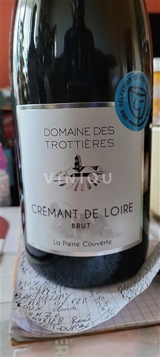 Dolina Loare Crémant de Loire Domaine S Trottières La Pierre Couverte Neleten.