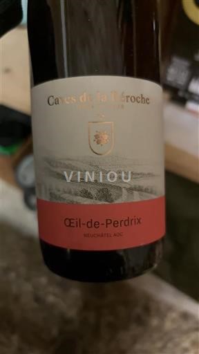 Neuchâtel Neuchâtel AOC Caves de la Béroche Œil-de-Perdrix Neleten.