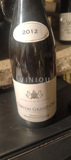 Burgundy Corton Grand Cru Masson Dubois 2012