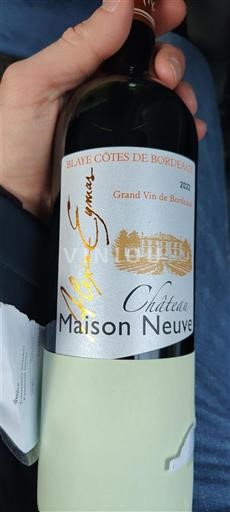 Burdeos Blaye-Côtes de Burdeos Château Maison Neuve Emma 2022