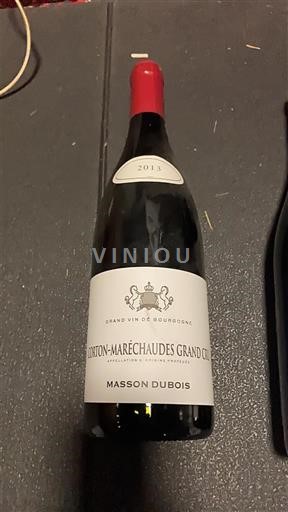 Bourgogne Không được chỉ định Grand Cru Masson Dubois 2013