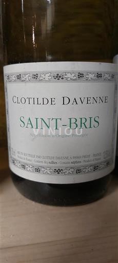Burgundy Saint-Bris Clotilde Davenne 2021