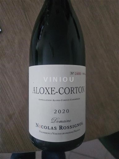 Burgundia Aloxe-Corton Domaine Nicolas Rossignol 2020