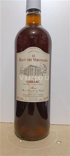 Sydväst Gaillac Le Haut des Vergnades 2013