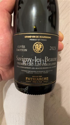 Burgundija Ni doloceno Premier Cru Patriarche Emotion 2023