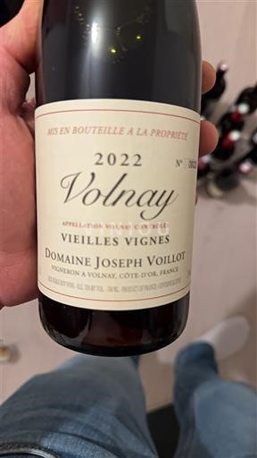 Bourgogne Volnay Joseph Voillot Vieilles Vignes 2022