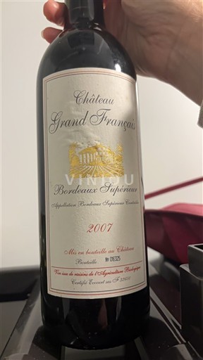 Bordeaux Bordeaux superiore Château Grand Français 2007