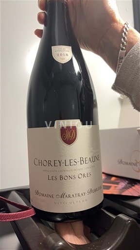 Vinos Rouge sec Les Bons Ores Domaine Maratray-Dubreuil 2018 Francia Borgoña Chorey-lès-Beaune AOC