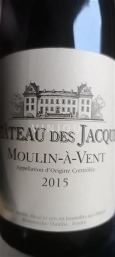 Beaujolais Moulin-à-vent Château S Jacques 2015